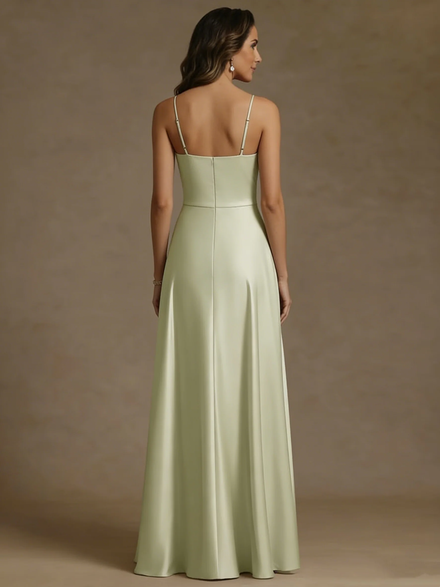 2 Pieces A-Line/Princess Silk Satin Scoop Mother ofthe Bride Dresses  Lace Floor Length Short Sleeves - Image 4