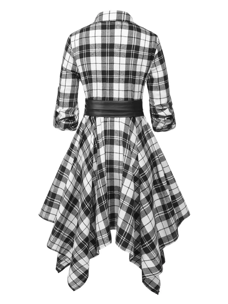 A-Line/Princess Jewel Neck Half Sleeves Asymmetrical Halloween Performance Costumes Dress - Image 4