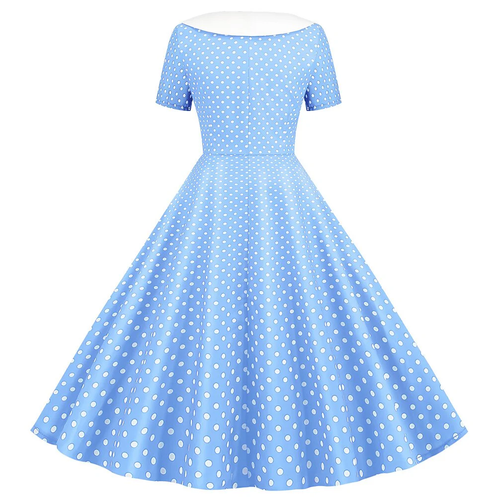 A-Line/Princess Jewel Neck Short Sleeves Knee-Length Halloween Performance Costumes Dress with Ruffles - Image 4