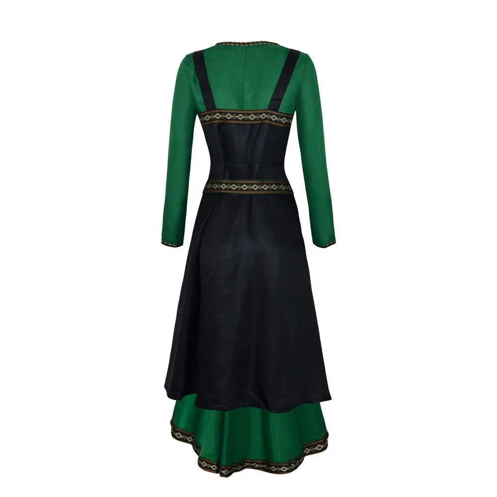 A-Line/Princess Long Sleeves Floor-Length Medieval Renaissance Halloween Cocktail Dress - Image 2