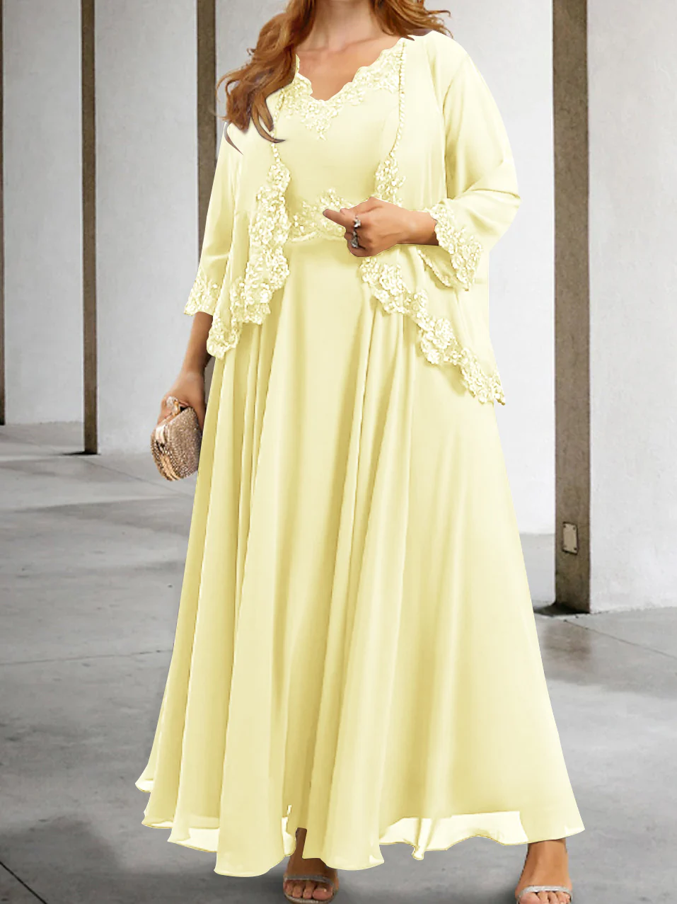 A-Line/Princess Mother of the Bride Dresses with Applique & Sequins - Image 18