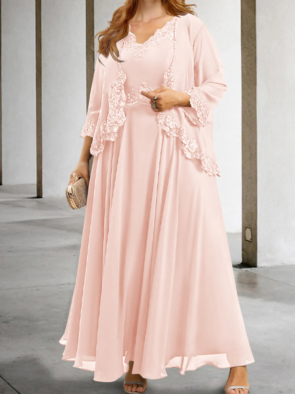 A-Line/Princess Mother of the Bride Dresses with Applique & Sequins - Image 42
