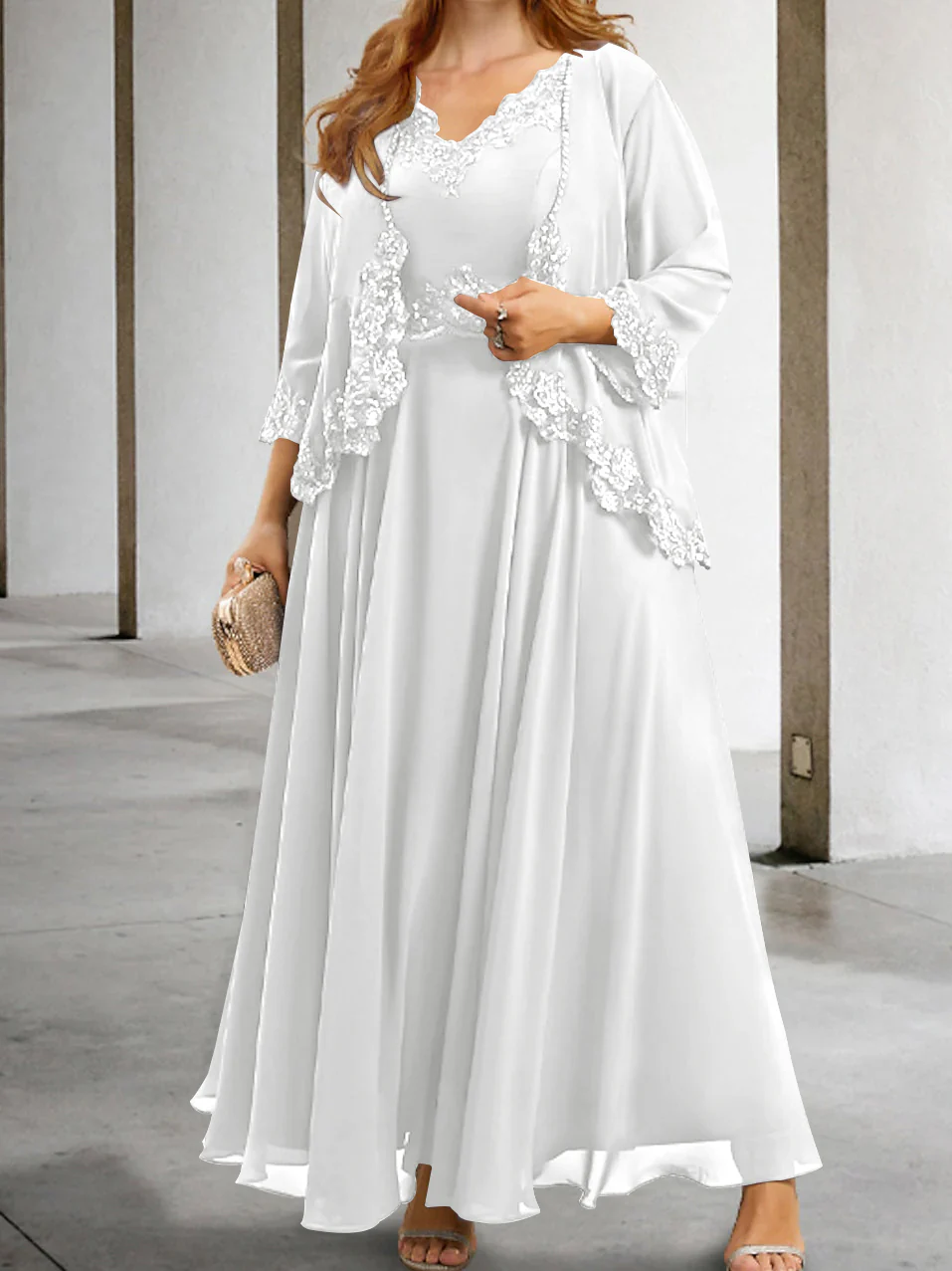A-Line/Princess Mother of the Bride Dresses with Applique & Sequins - Image 56