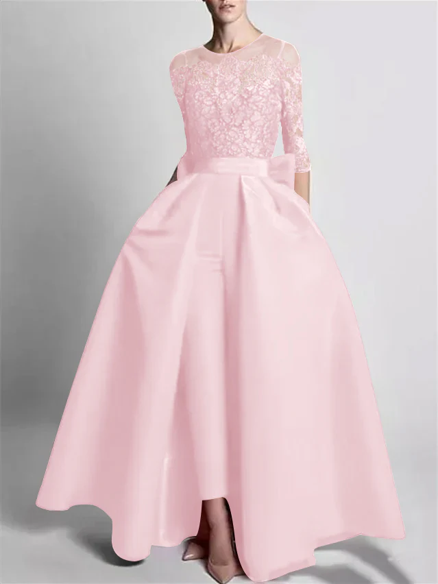 Jumpsuits Off-the-Shoulder 3/4 Length Sleeve Floor-Length Evening Dresses - Image 17