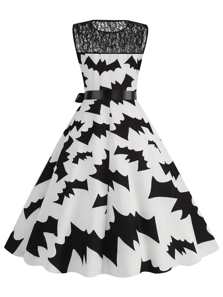 A-Line/Princess Round-Neck Sleeveless Knee-Length Halloween Performance Costumes Dress with Bowknot - Image 6