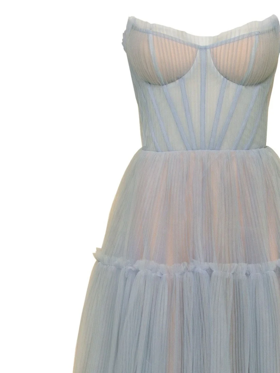 A-Line/Princess Sweetheart Sleeveless Floor-Length Pleated Bridesmaid Dresses with Lace-Up - Image 7