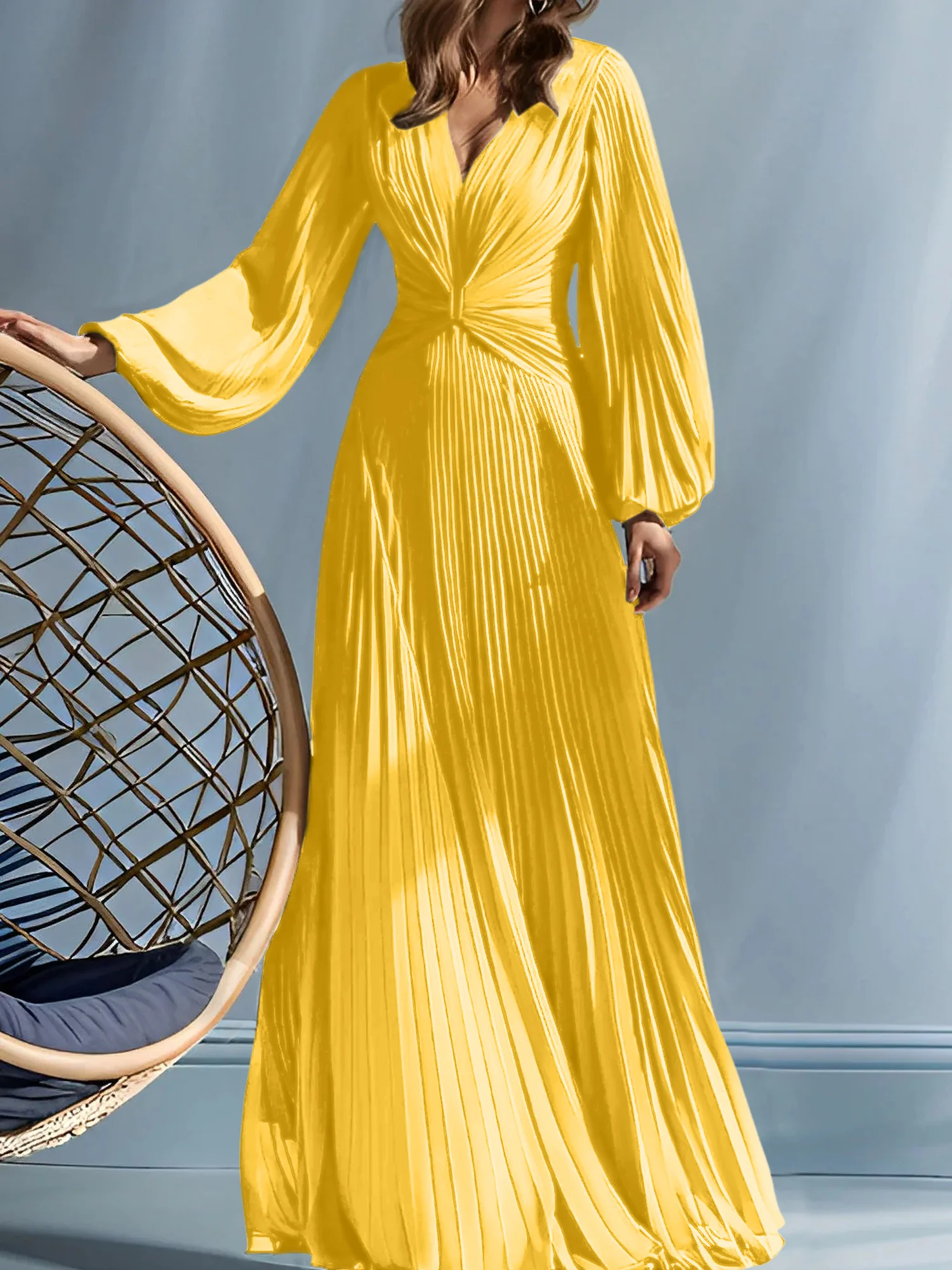 A-Line/Princess V-Neck Mother of the Bride Dresses with Ruched - Image 31
