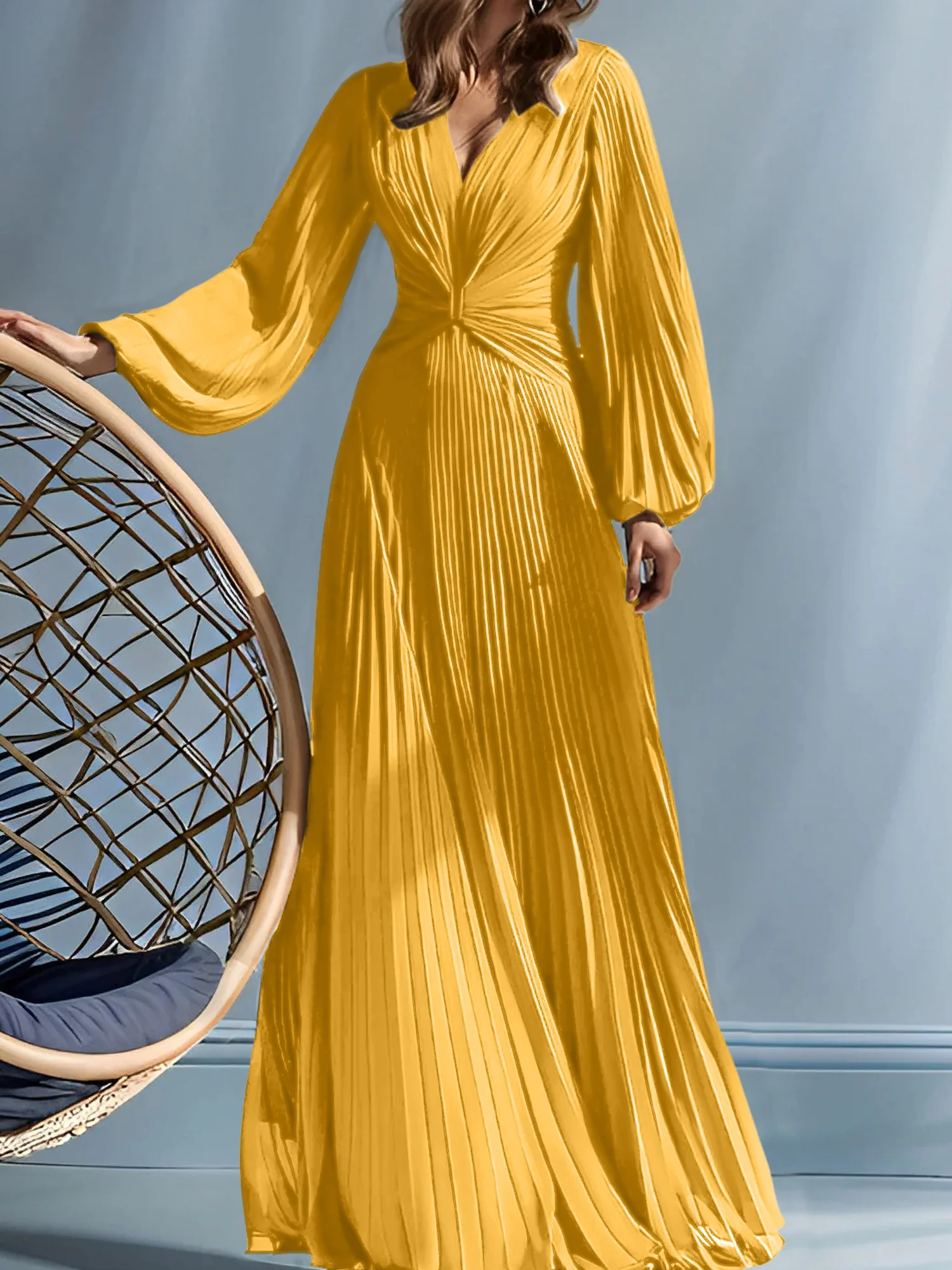 A-Line/Princess V-Neck Mother of the Bride Dresses with Ruched - Image 50