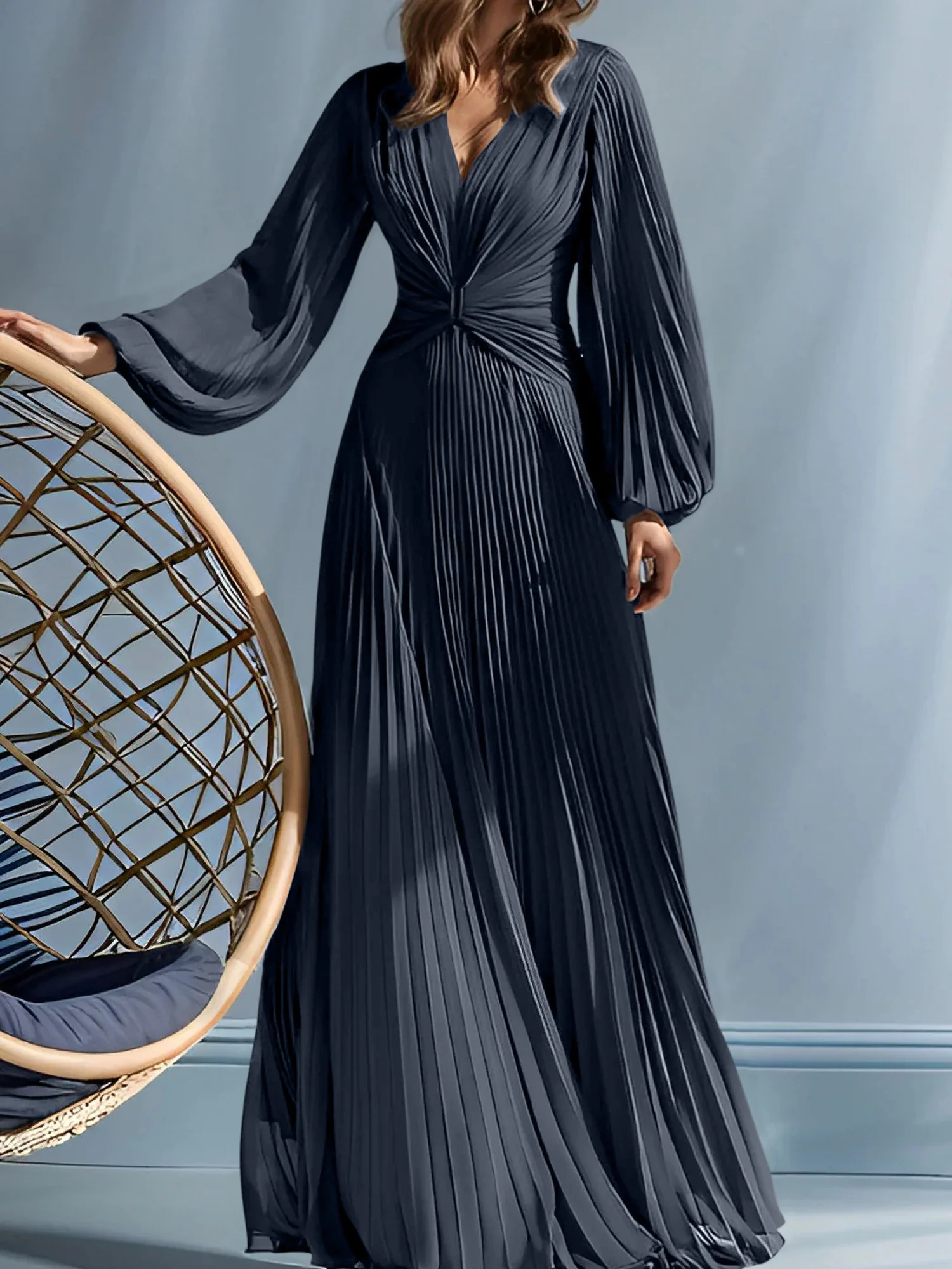 A-Line/Princess V-Neck Mother of the Bride Dresses with Ruched - Image 51
