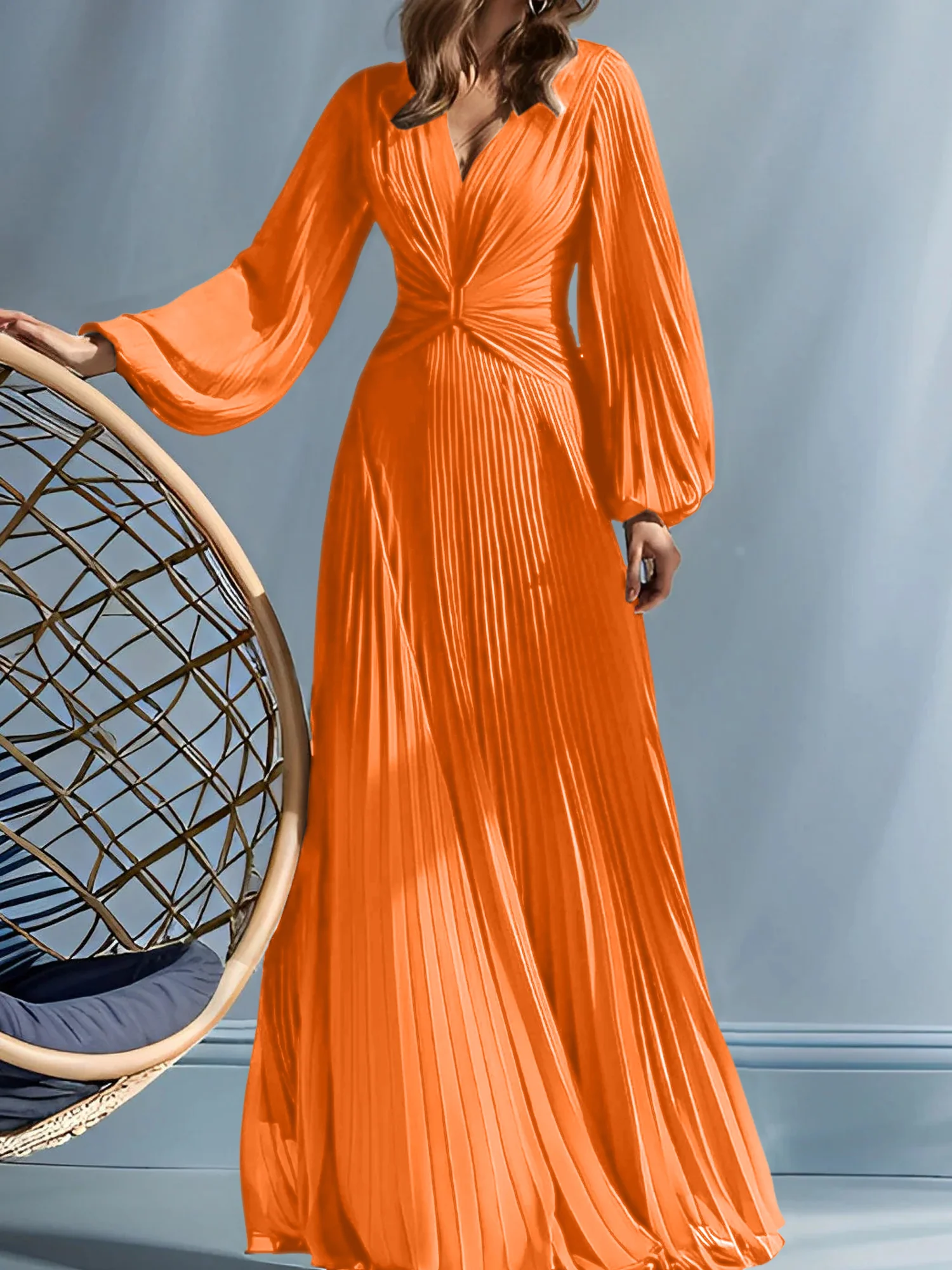 A-Line/Princess V-Neck Mother of the Bride Dresses with Ruched - Image 55