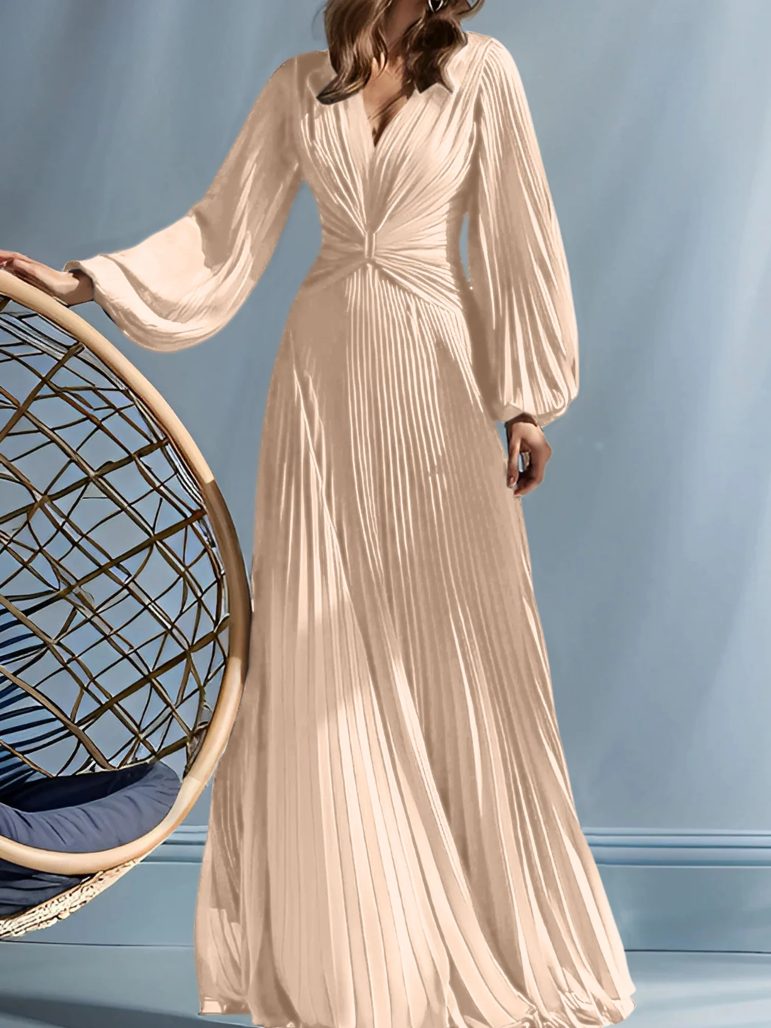 A-Line/Princess V-Neck Mother of the Bride Dresses with Ruched - Image 57
