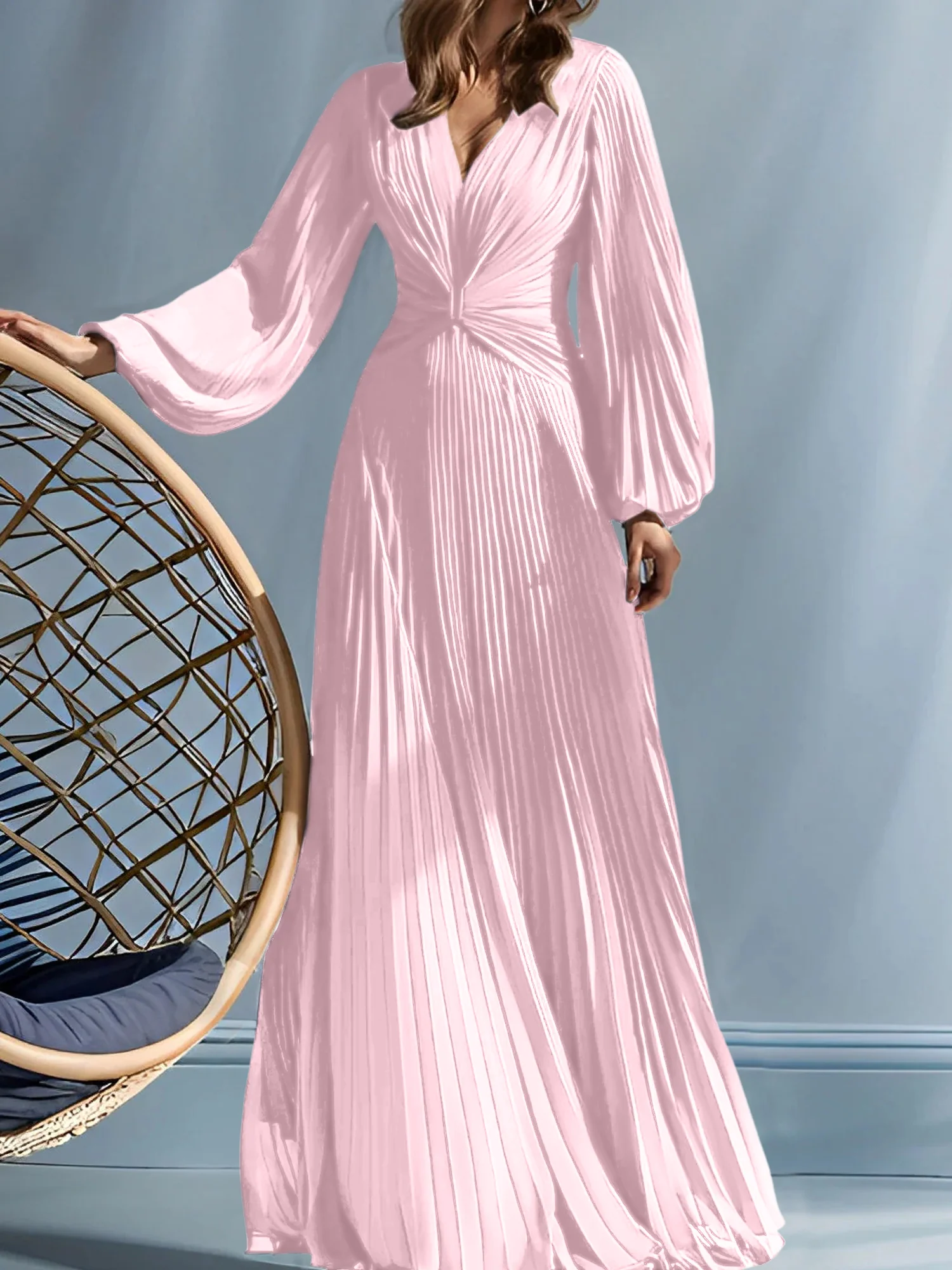 A-Line/Princess V-Neck Mother of the Bride Dresses with Ruched - Image 60