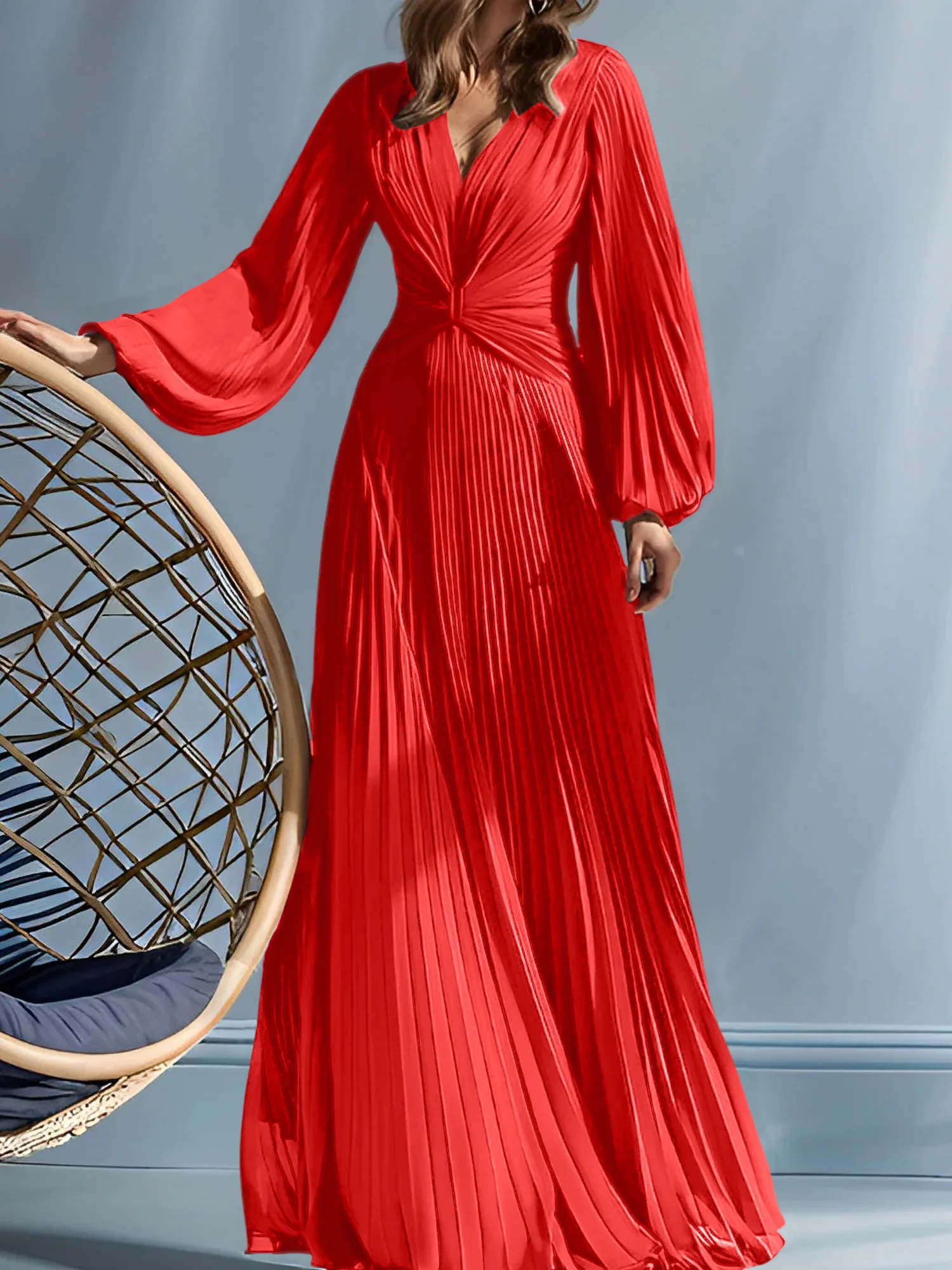 A-Line/Princess V-Neck Mother of the Bride Dresses with Ruched - Image 63