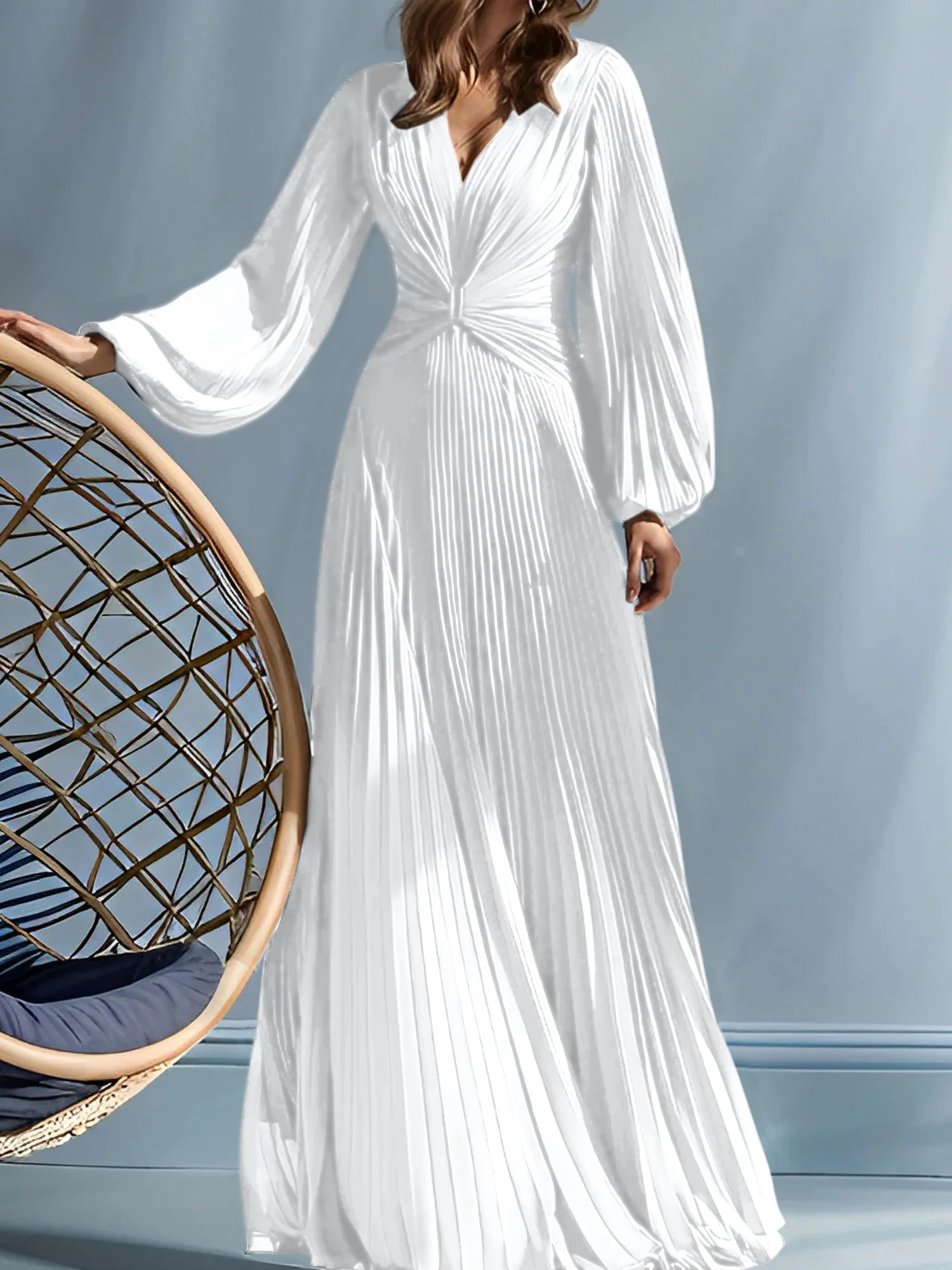 A-Line/Princess V-Neck Mother of the Bride Dresses with Ruched - Image 77