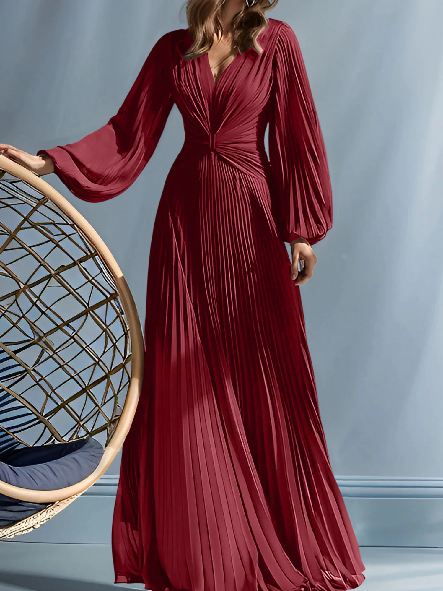 A-Line/Princess V-Neck Mother of the Bride Dresses with Ruched - Image 78