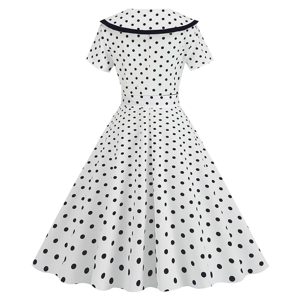 A-Line/Princess V-Neck Short Sleeves Knee-Length Halloween Performance Costumes Dress with Bowknot - Image 2