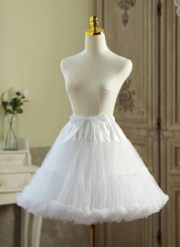 A-Line Slip Lace/Satin 3 Tiers Petticoats - Image 2