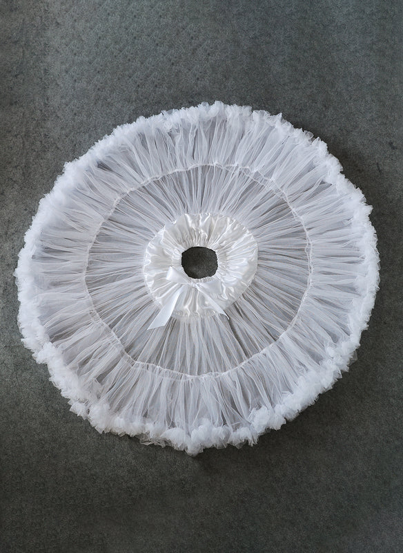 A-Line Slip Lace/Satin 3 Tiers Petticoats - Image 3