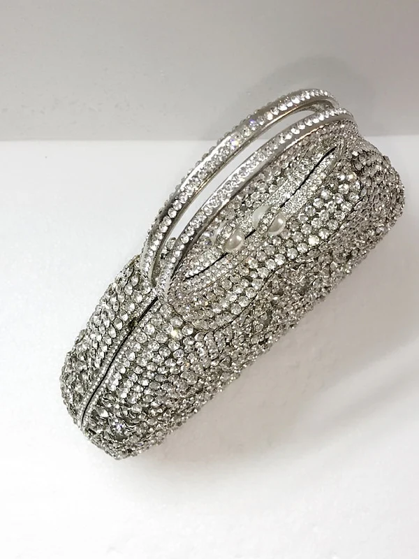 Alloy Chain Crystals Rhinestone Clutch Bags - Image 3