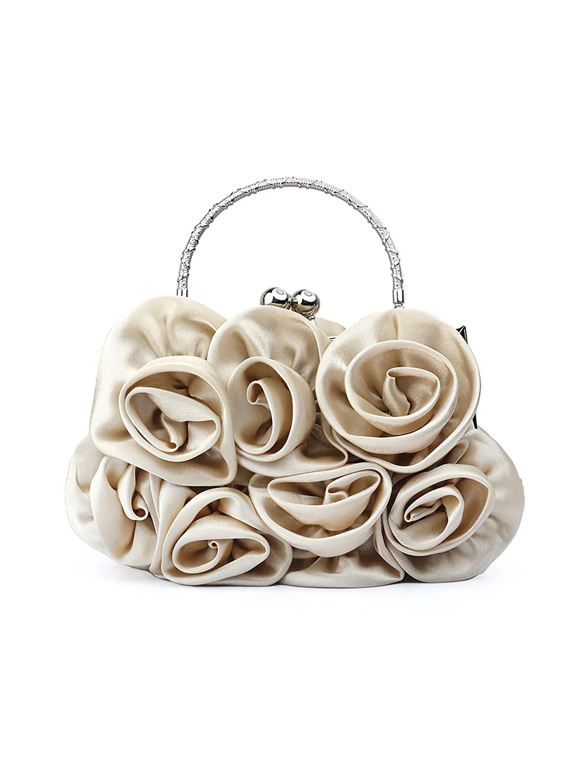 Alloy Polyester Solid Color Chain Handbags & Evening Bags - Image 4
