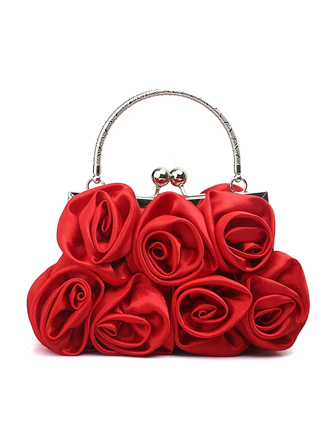 Alloy Polyester Solid Color Chain Handbags & Evening Bags - Image 5