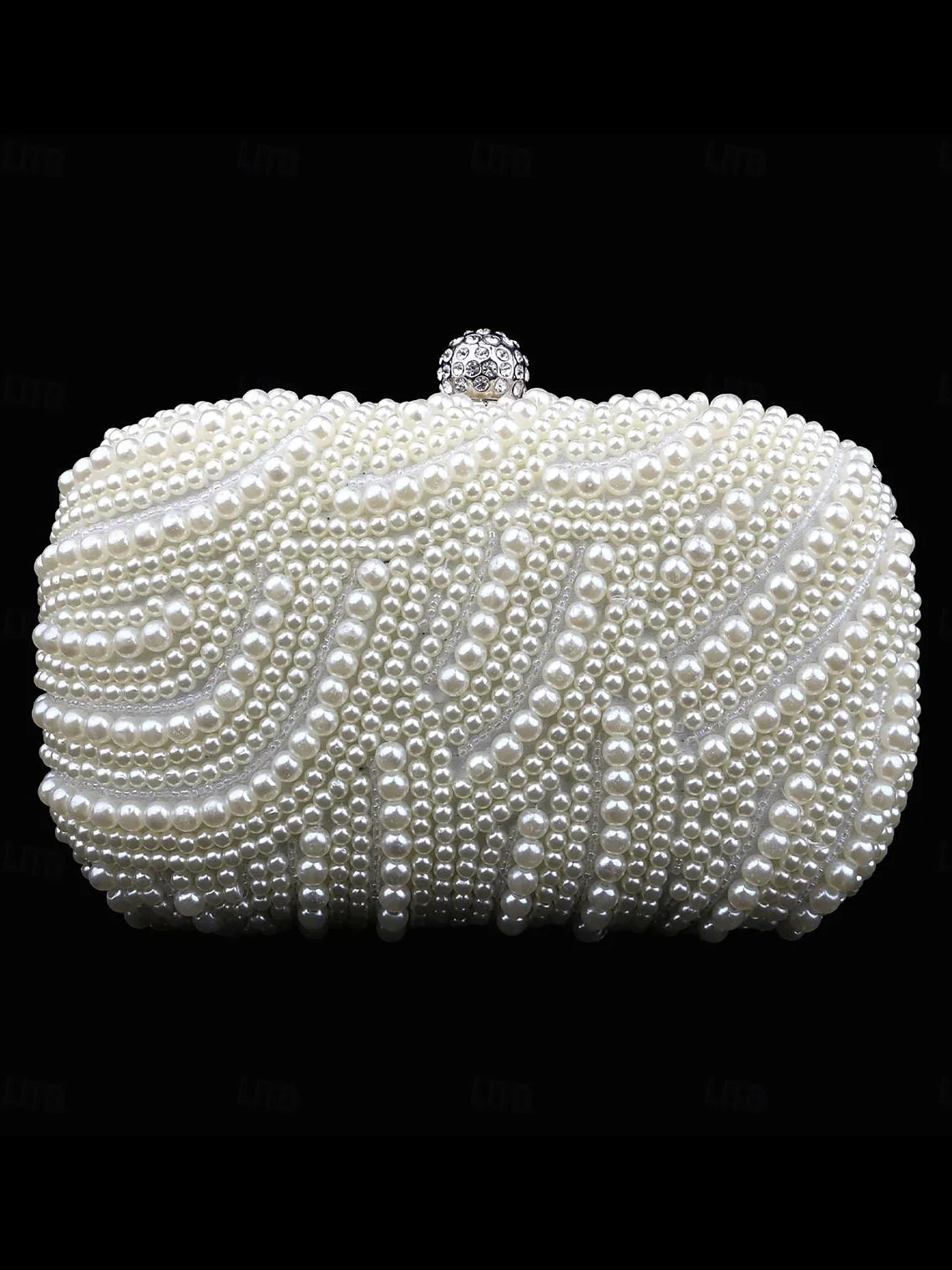 Alloy PVC  Solid Color Crystals Rhinestone Clutches & Evening Bags - Image 4