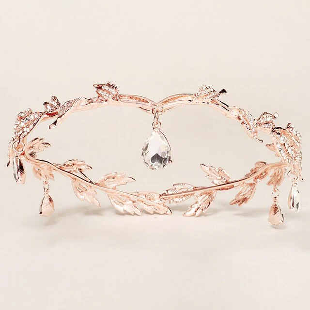 Alloy Wedding Church Elegant Bridal Headpieces With Crystals - Image 4