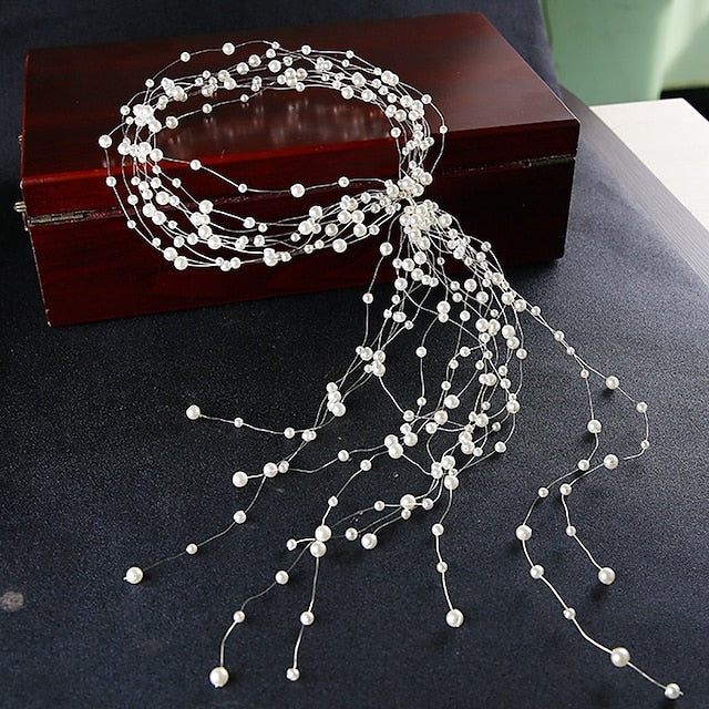 Alloy Wedding Special Occasion Sweet Headpieces With Imitation Pearl - Image 3