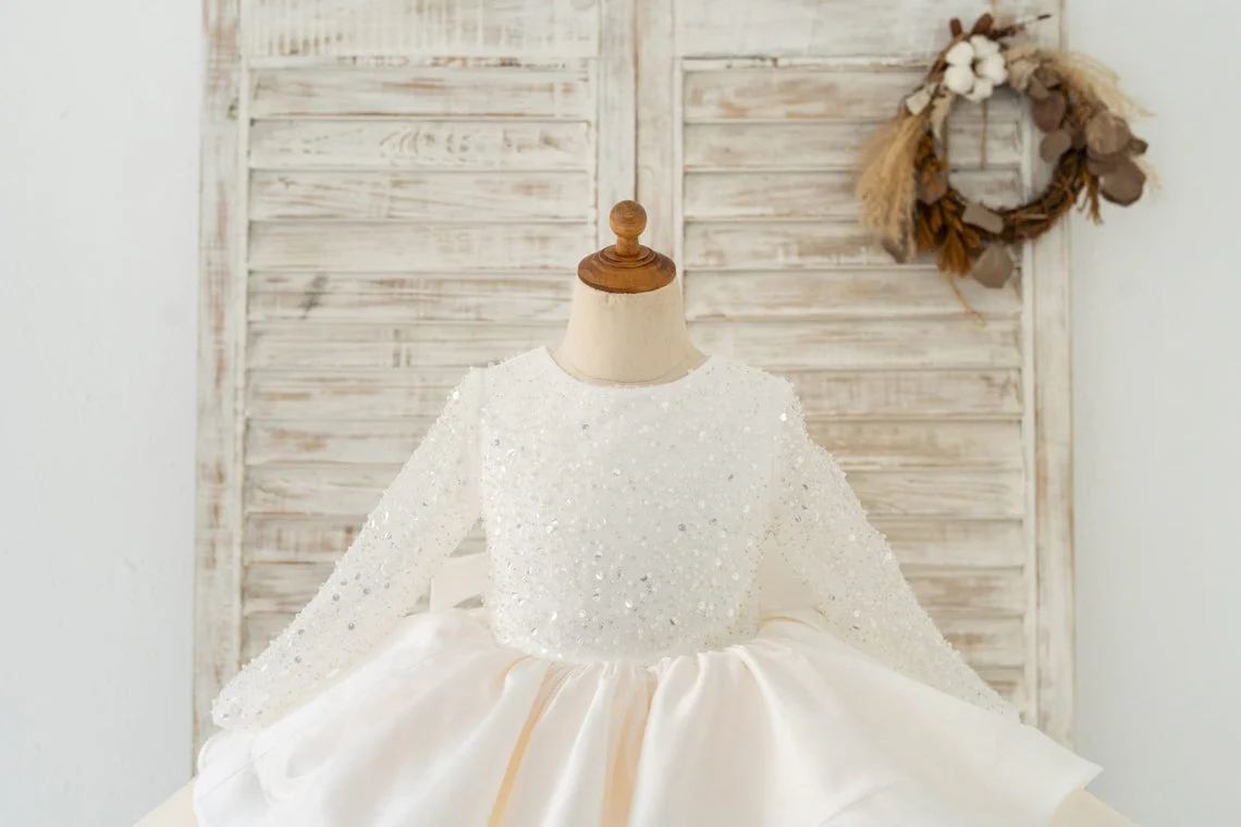 Ball-Gown/Princess Sequins Tulle Short/Mini Dress - Image 3