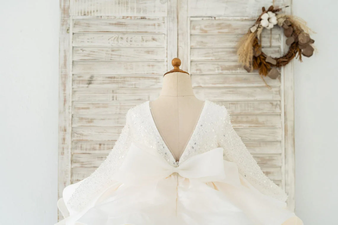 Ball-Gown/Princess Sequins Tulle Short/Mini Dress - Image 4