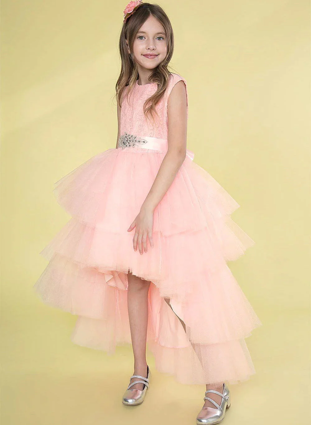 Ball Gown Tulle Flower Girl Dresses With Beading - Image 3