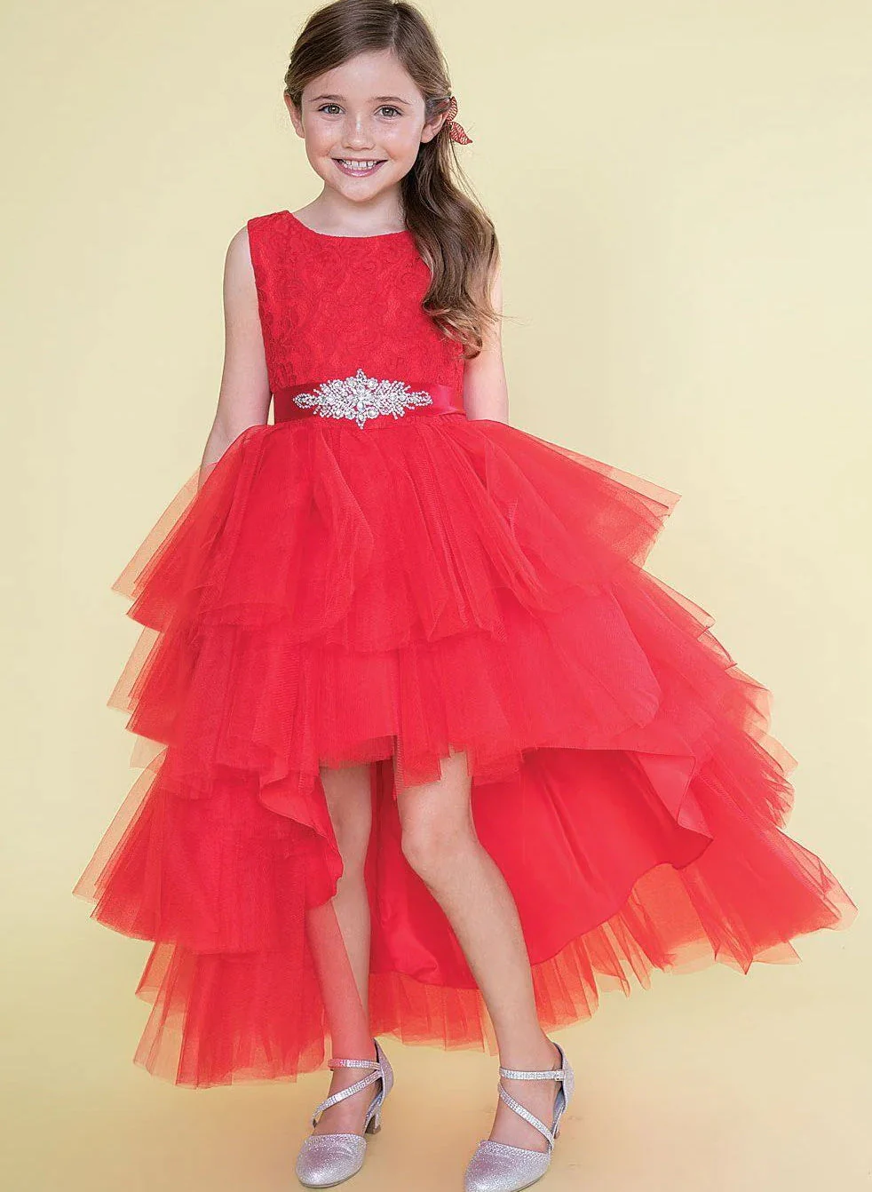 Ball Gown Tulle Flower Girl Dresses With Beading - Image 4