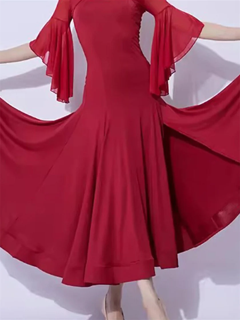 Ballroom Dance Dress Women's Performance Dancewear Costumes - Image 4