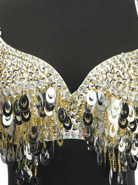 Belly Dance Bra Paillette Women's Performance - Image 2