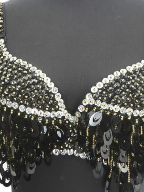 Belly Dance Bra Paillette Women's Performance - Image 6