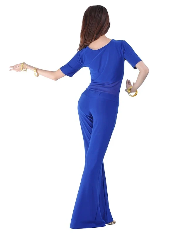 Belly Dance Half Sleeve Top Ruffles Women's Training - Image 2