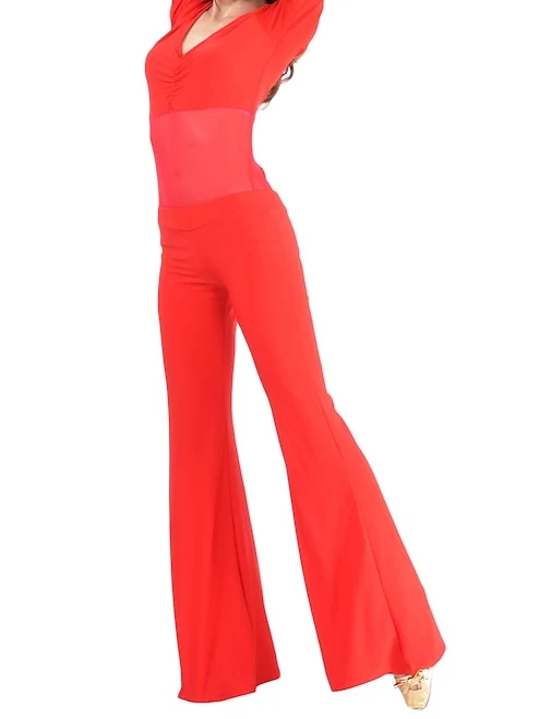 Belly Dance Half Sleeve Top Ruffles Women's Training - Image 5