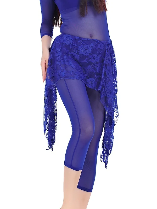 Belly Dance Hip Scarf Lace Women's Training Chiffon - Image 6