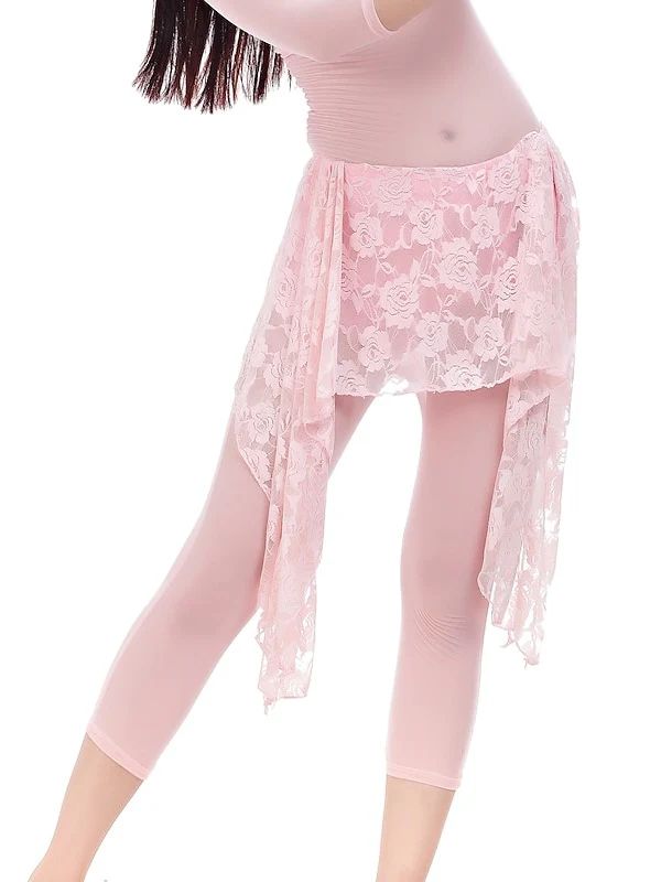 Belly Dance Hip Scarf Lace Women's Training Chiffon - Image 8