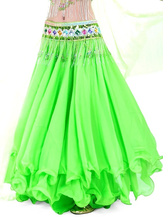 Belly Dance Skirt Draping Tier Women's Training - Image 3