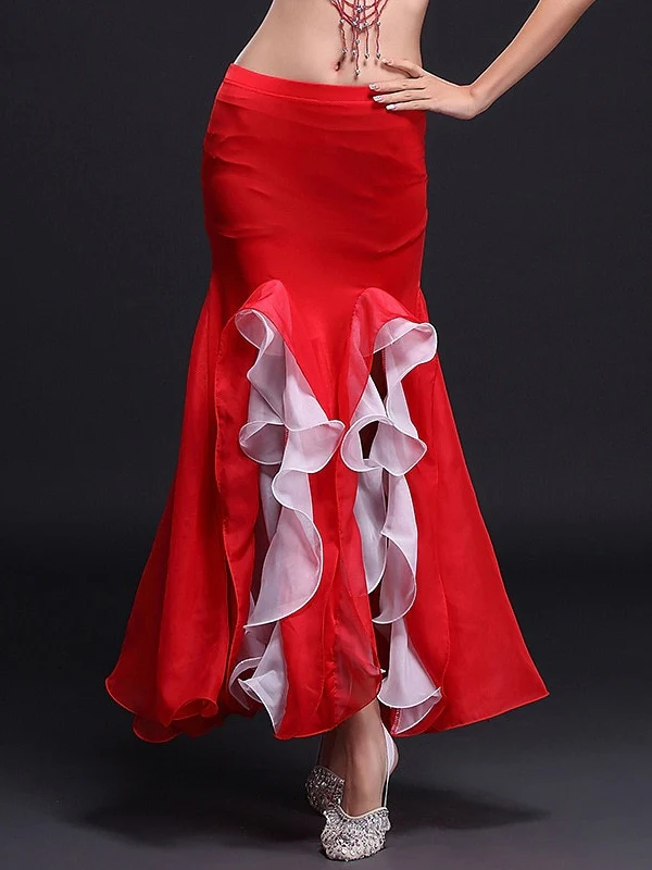 Belly Dance Skirt Ruffles Women's Performance - Image 4