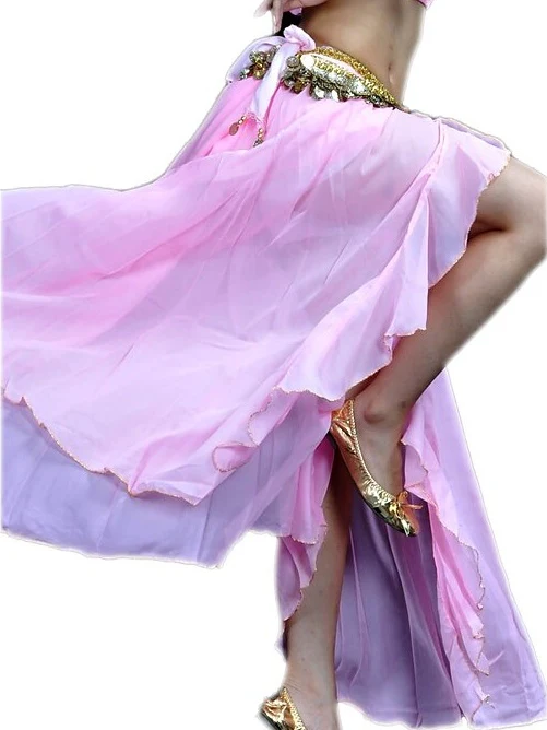 Belly Dance Skirt Split Front Women's Training Performance (WITHOUT Hip Scarf) - Image 4