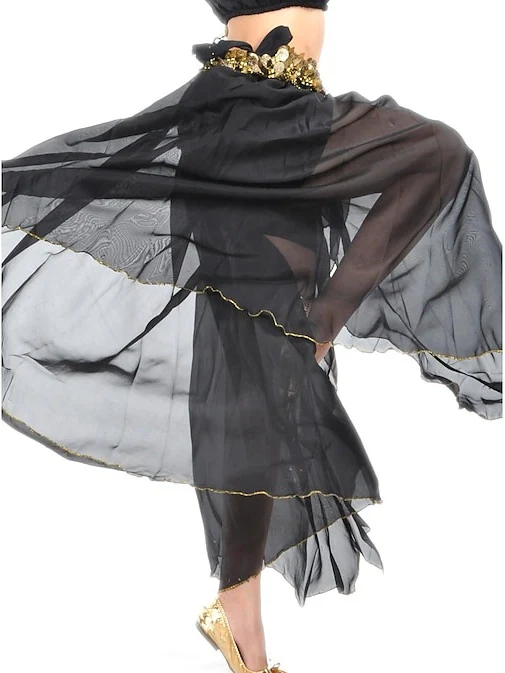 Belly Dance Skirt Split Front Women's Training Performance (WITHOUT Hip Scarf) - Image 7