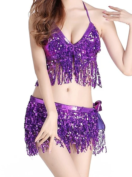 Belly Dance Top Sleeveless Tassel Women's Performance - Image 6