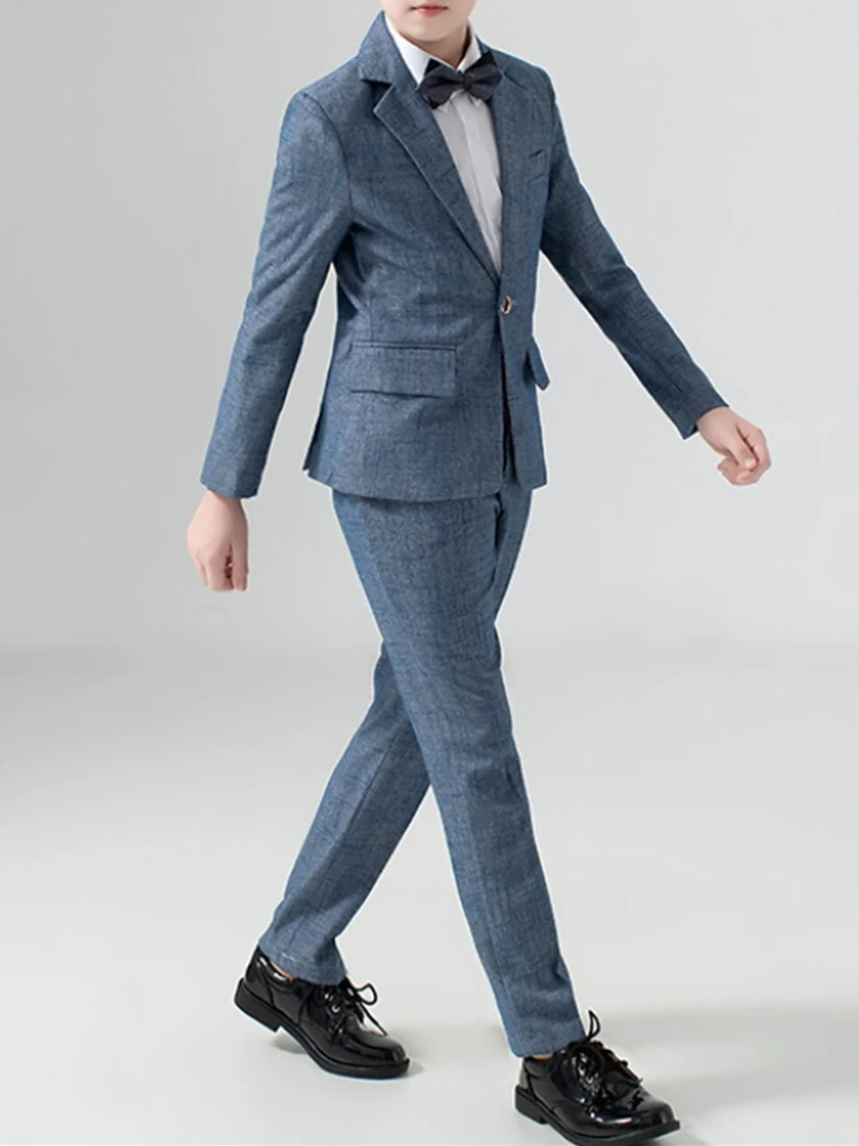 Boys Blazer Pants Set Formal Set Long Sleeve 5 Pieces Outfits 3-13 Years Boy's Wedding Suit Sets - Image 7