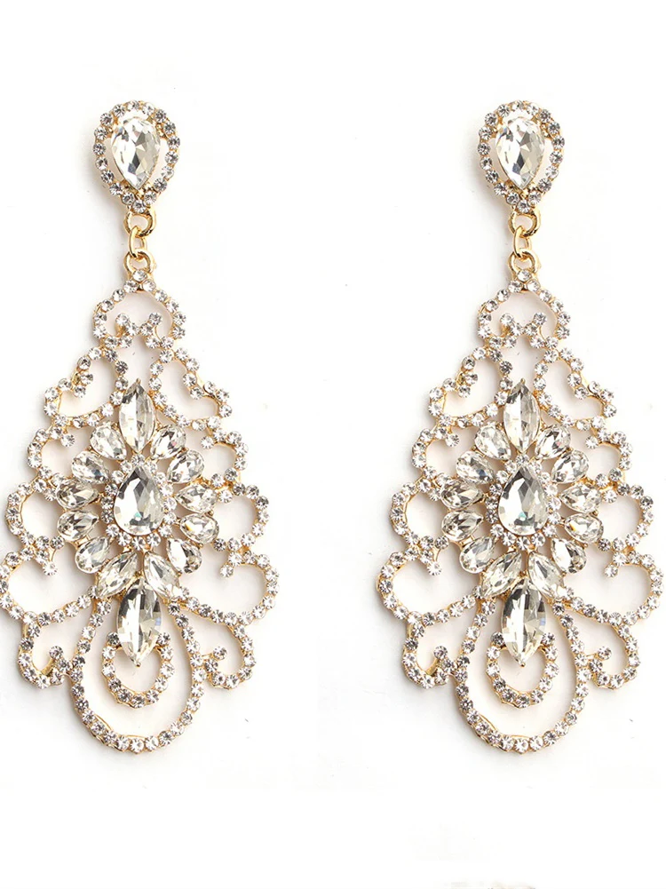 Bridal Jewelry European Design Ethnic Style Earrings - Image 3