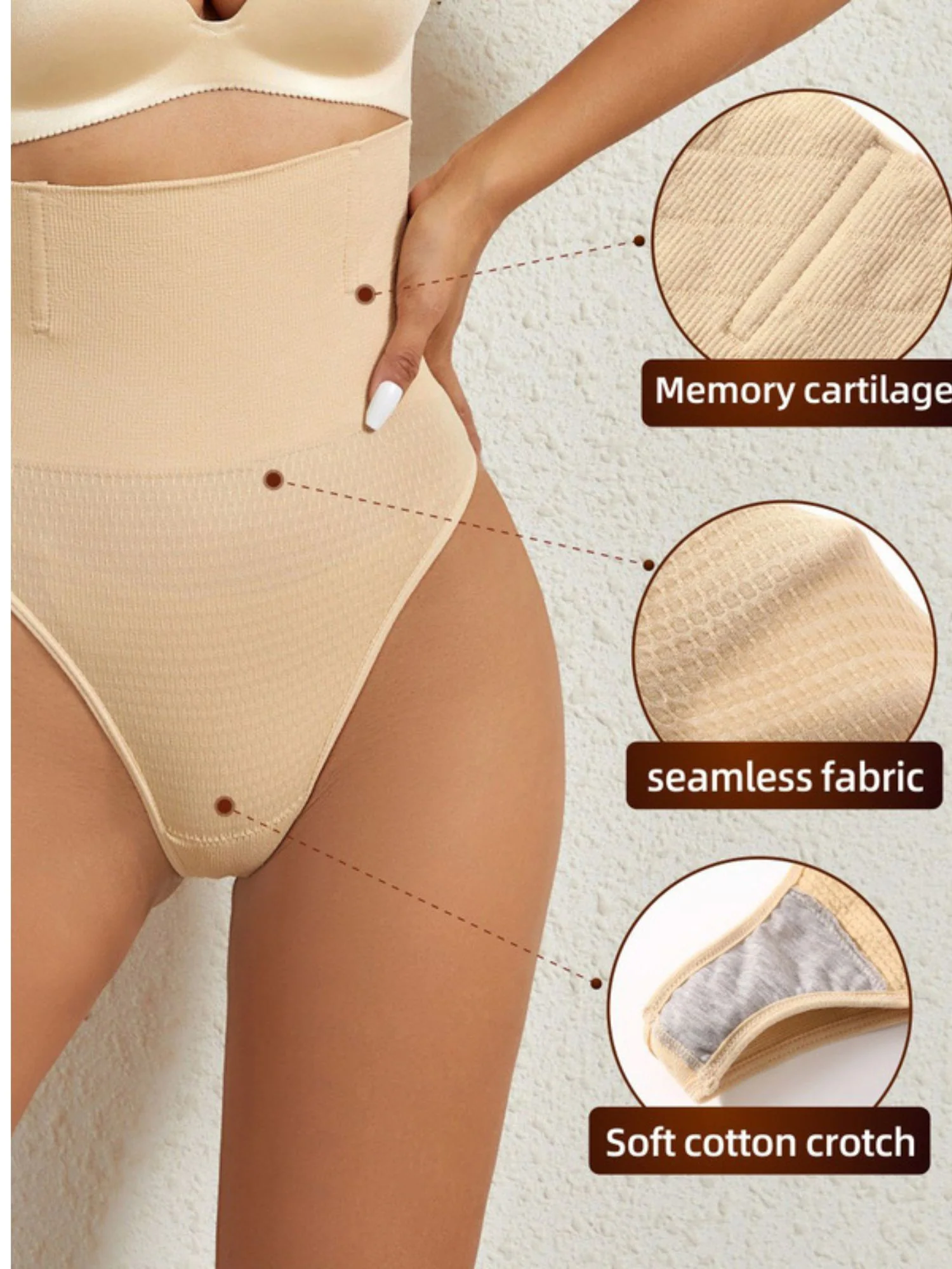 Casual Attractive Breathable Classic Comfortable Shaper Briefs Shapewear - Image 4