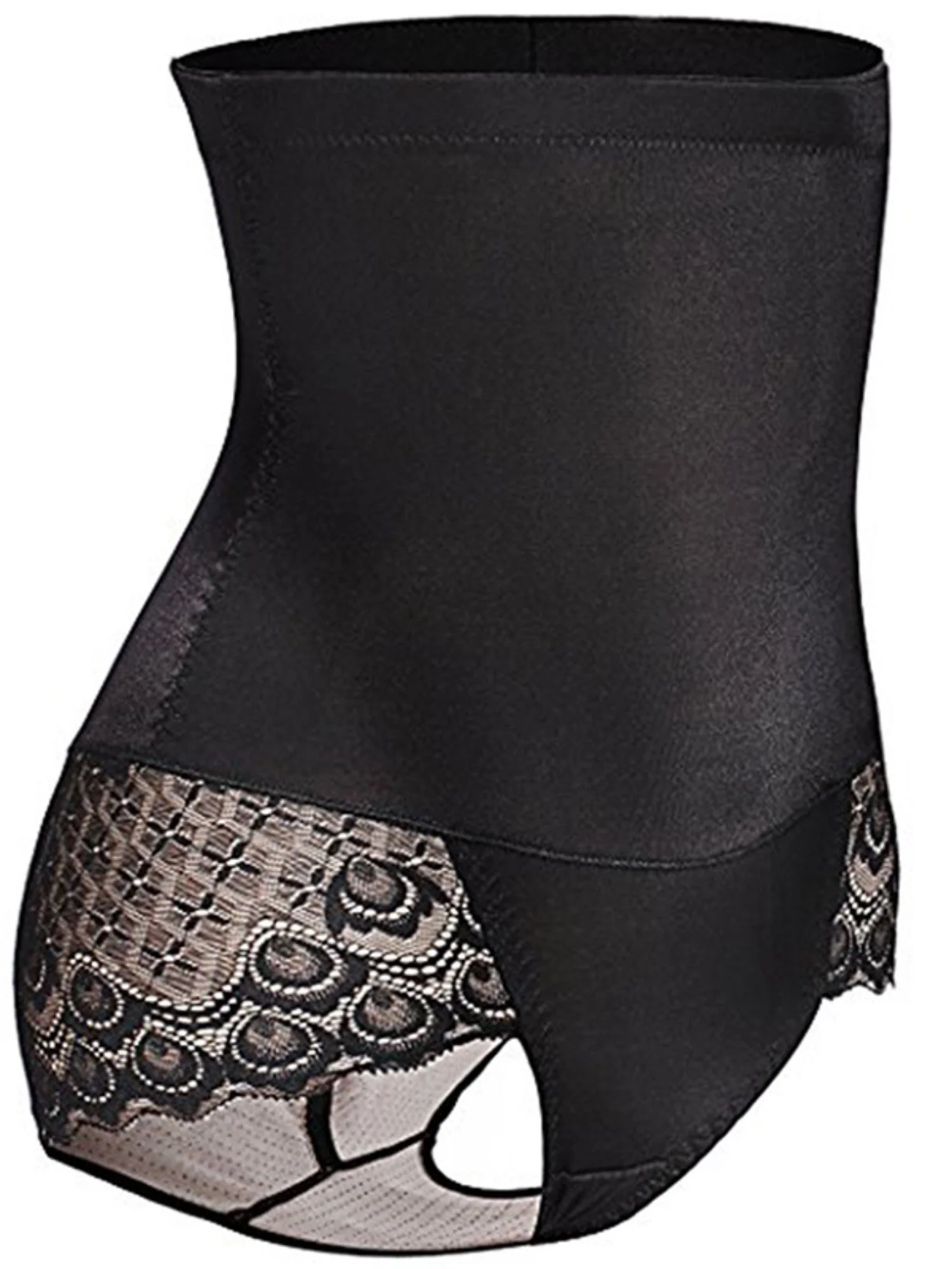 Casual Classic Elegant Lace Cotton High Waist Brief Shapewear - Image 13