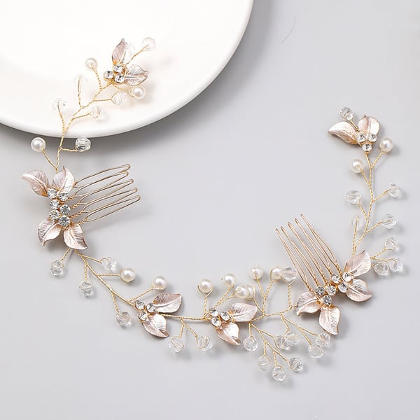 Charming/Exquisite/Pretty/Romantic Combs With Pearl/Rhinestone - Image 3