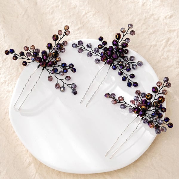 Charming/Pretty/Unique Hairpins/Headpiece With Crystal (Set of 3) - Image 4